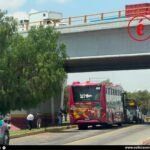 Invasión de carril Confinado provoca accidente a unidad del Metropolitano