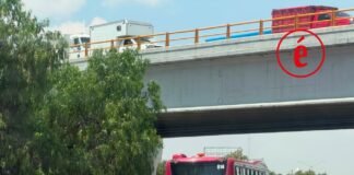 Invasión de carril Confinado provoca accidente a unidad del Metropolitano