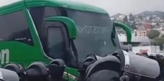 Decomisan artefactos explosivos caseros a contingente de Ayotzinapa