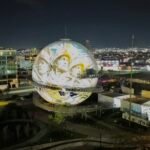 Videomapping; espectáculo mundialista en el Salón de la Fama