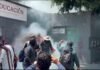 CNTE vandaliza oficinas de la SEP en el tercer día de paro nacional