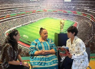 Espera embajadora de Sudáfrica marcador 1-1 en partido inaugural