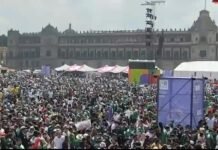 Fan Fest del Zócalo alcanza capacidad máxima