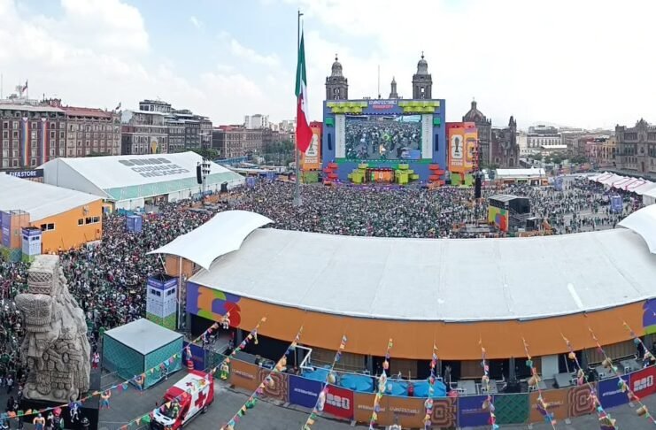 Fan Fest del Zócalo alcanza capacidad máxima