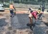 Avanza la rehabilitación vial en Tulancingo
