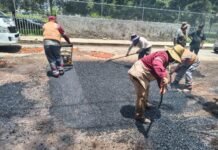 Avanza la rehabilitación vial en Tulancingo