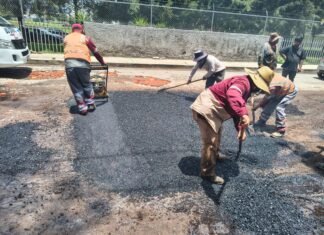 Avanza la rehabilitación vial en Tulancingo