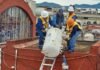 Retiran tanques de gas caducos del Mercado en Tulancingo