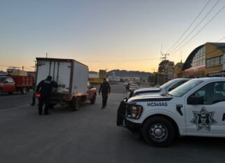 Refuerzan seguridad en el tianguis de Tulancingo