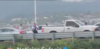 Balacera y persecución en la México-Pachuca