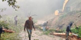 Reportan 28 derrumbes en Hidalgo por lluvias