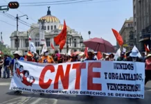 Sheinbaum ve provocación en protestas de la CNTE