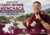 Antes de su Cuarto Informe, Menchaca supervisa la reconstrucción en Hidalgo