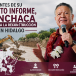Antes de su Cuarto Informe, Menchaca supervisa la reconstrucción en Hidalgo