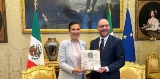 Kenia López fortalece diálogo parlamentario entre México e Italia