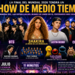 ¡Histórico! La final del Mundial 2026 reunirá a Shakira, Madonna, BTS, Justin Bieber y Coldplay