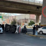 Volcadura de Urvan deja varios lesionados en Mineral de la Reforma