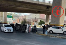 Volcadura de Urvan deja varios lesionados en Mineral de la Reforma