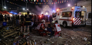 Explosión de pirotecnia deja al menos 22 lesionados en fiesta patronal