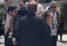 Sheinbaum es recibida en el MetLife para la gran final de la Copa 2026