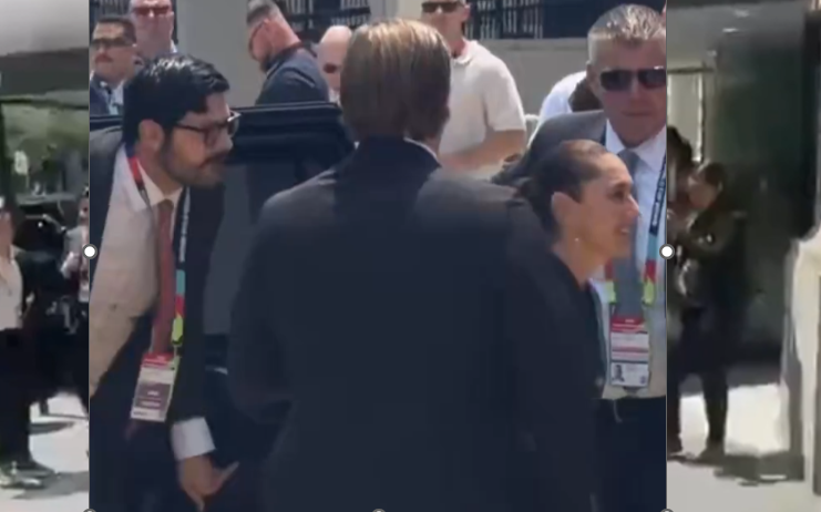 Sheinbaum es recibida en el MetLife para la gran final de la Copa 2026