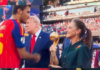 Sheinbaum entrega el Balón de Oro a Rodri