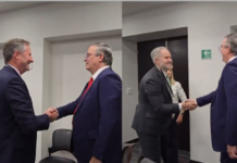 Ebrard recibe a delegación de EU para iniciar revisión del T-MEC