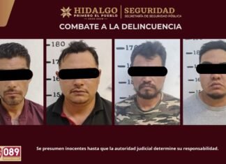 Aseguran armas y más de mil 500 dosis de droga en Tepeapulco