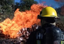 Incendio durante inhabilitación de toma clandestina en Epazoyucan