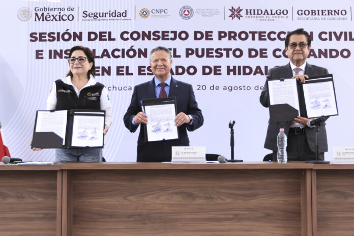 200826_GOBERNADOR_ SESIÓN DEL CONSEJO ESTATAL DE PROTECCIÓN CIVIL E INSTALACIÓN DE PUESTO DE MANDO_LG-7