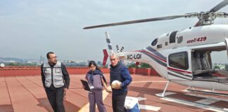 Trasladan vía aérea hígado y dos riñones donados en Hidalgo