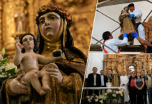 Regresa imagen de Santa Rosa de Lima sustraída de iglesia hidalguense