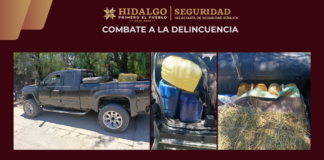 Aseguran mil 200 litros de hidrocarburo en Ixmiquilpan