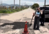 Los baches: de la protesta a la pala ante la ineficacia de autoridades