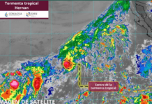 Se forma tormenta tropical Hernán en el Pacífico