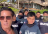 Palazuelos agradece labores de la Marina contra el sargazo