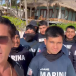 Palazuelos agradece labores de la Marina contra el sargazo