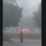 Progreso de Obregón; se incendia vehículo dentro de una vivienda