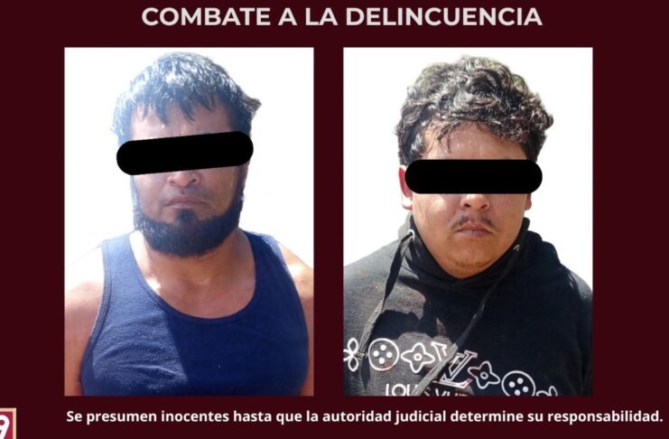 Aseguran a presuntos responsables de homicidio en Pachuca