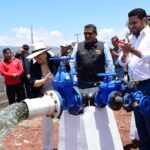 Reactivan pozo de agua potable en Tulancingo
