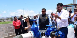 Reactivan pozo de agua potable en Tulancingo