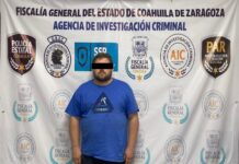 Cae ex policía de Texas acusado de triple homicidio en Saltillo