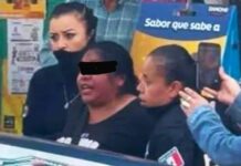 Encierrran a presunta extorsionadora en barbería de Ajacuba