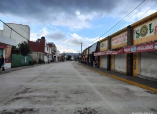 Concluye pavimentación hidráulica en calle 22 de Mayo