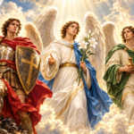 Celebra Iglesia católica a los arcángeles Miguel, Gabriel y Rafael