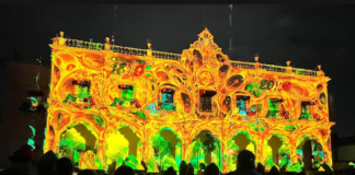 Huichapan revive su historia con videomapping en el aniversario de la Independencia
