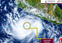 ‘Polo’ se intensifica a huracán categoría 1 frente a costas de México