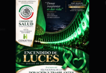 Encendido de luces en el Senado por el Día Nacional de la Donación de Órganos