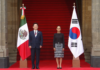 Sheinbaum recibe al presidente de Corea del Sur, Lee Jae-Myung