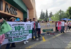 Marchan trabajadores del IMSS; exigen jubilación digna y mejores condiciones laborales